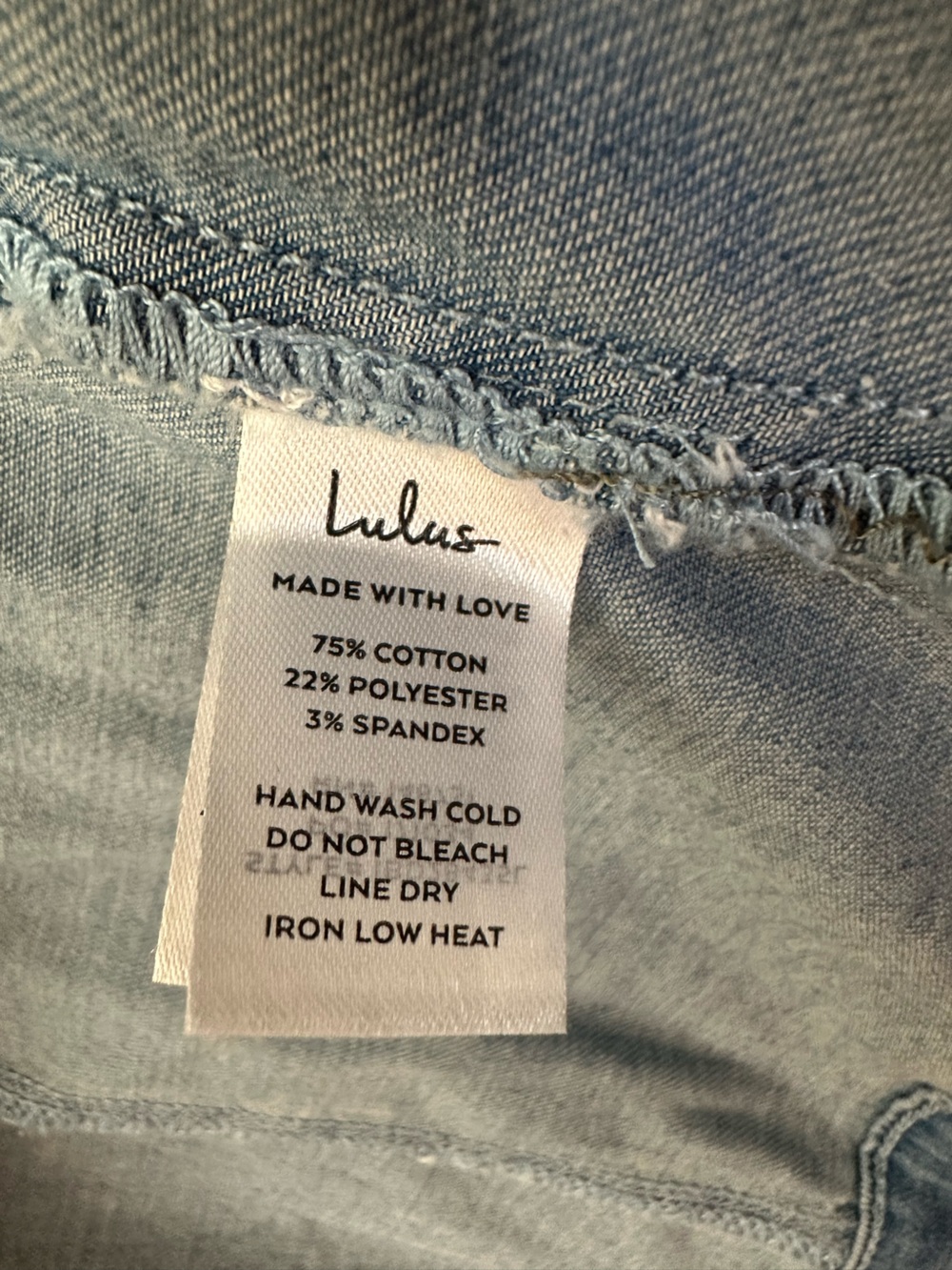 Lulus Trending Vibe Medium Wash Zip-front Denim Dress Blue - Size M - Picture 9 of 9